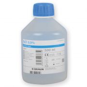 Soluzione salina fisiologica sterile Ecotainer - 500 ml.