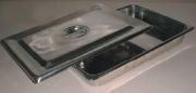 Vassoio portastrumenti rettangolare mm 306x196x50 h c/coperchio