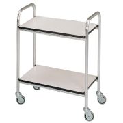 Carrello in bilaminato 2 piani - cm 90x60x80H 