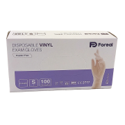 Guanti in vinile senza polvere Foreal (conf. 100 pz.)