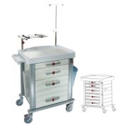 Carrello emergenza I-MEDIK RHO - 5 cassetti