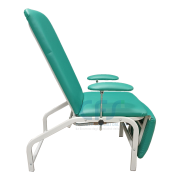 Poltrona prelievi/relax meccanica a 3 sezioni - Verde